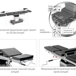 Изображение Стол операционный универсальный медицинский ОУ-01К (Медин Альфа)