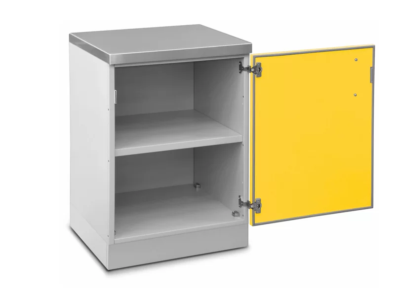 Изображение Шкаф медицинский нижний с полками для хранения инструментов и перевязочного материала