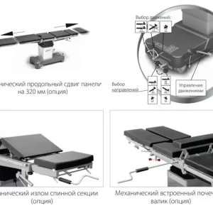 Изображение Стол операционный универсальный медицинский ОУ-01К (Медин Альфа)