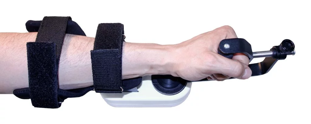 Фото «ОРТОРЕНТ-ЛУЧЕЗАПЯСТНЫЙ» Аппарат двигательный для роботизированной механотерапии суставов верхних конечностей модель Изображение «ОРТОРЕНТ-ЛУЧЕЗАПЯСТНЫЙ» Аппарат двигательный для роботизированной механотерапии суставов верхних конечностей модель