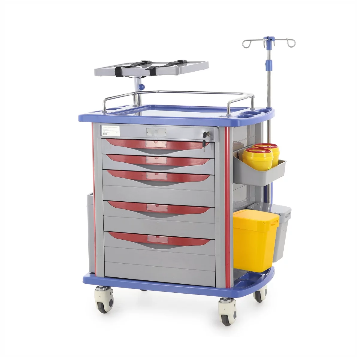 Фото Столик реанимационный, анестезиологический ЕТ850-01 Изображение Столик реанимационный, анестезиологический ЕТ850-01