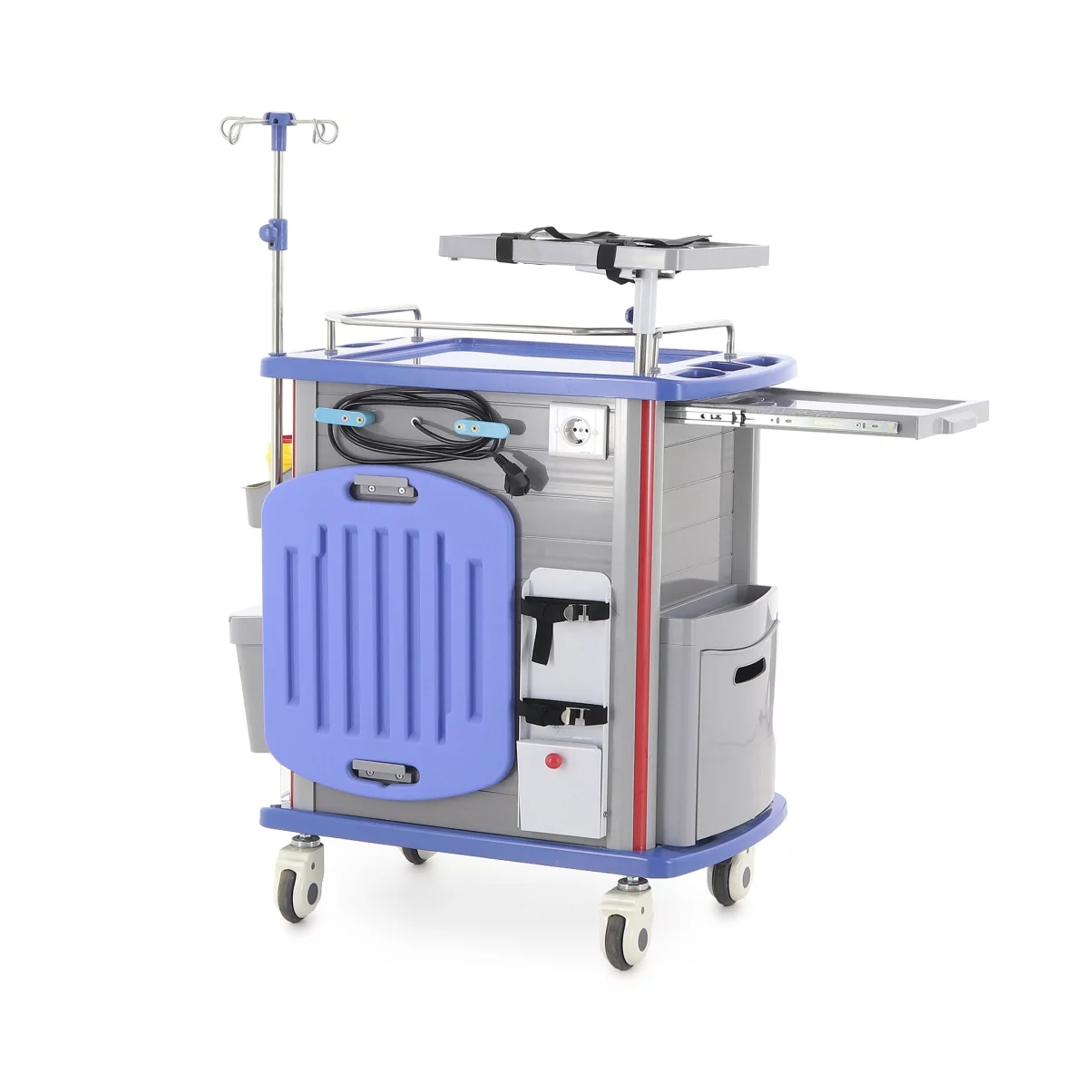 Фото Столик реанимационный, анестезиологический ЕТ850-01 Изображение Столик реанимационный, анестезиологический ЕТ850-01