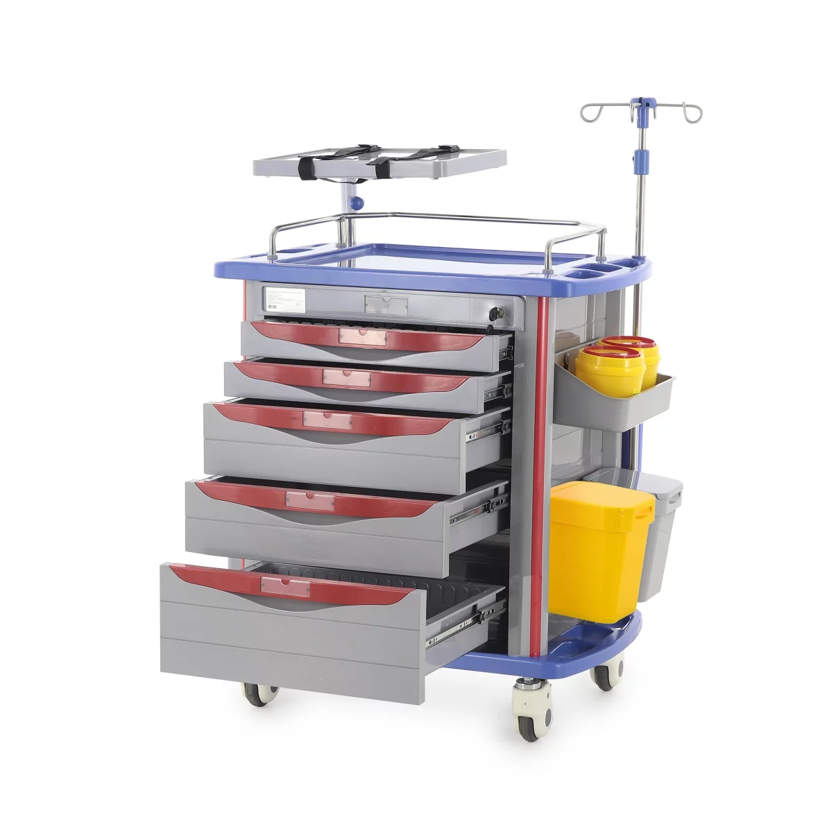 Фото Столик реанимационный, анестезиологический ЕТ850-01 Изображение Столик реанимационный, анестезиологический ЕТ850-01