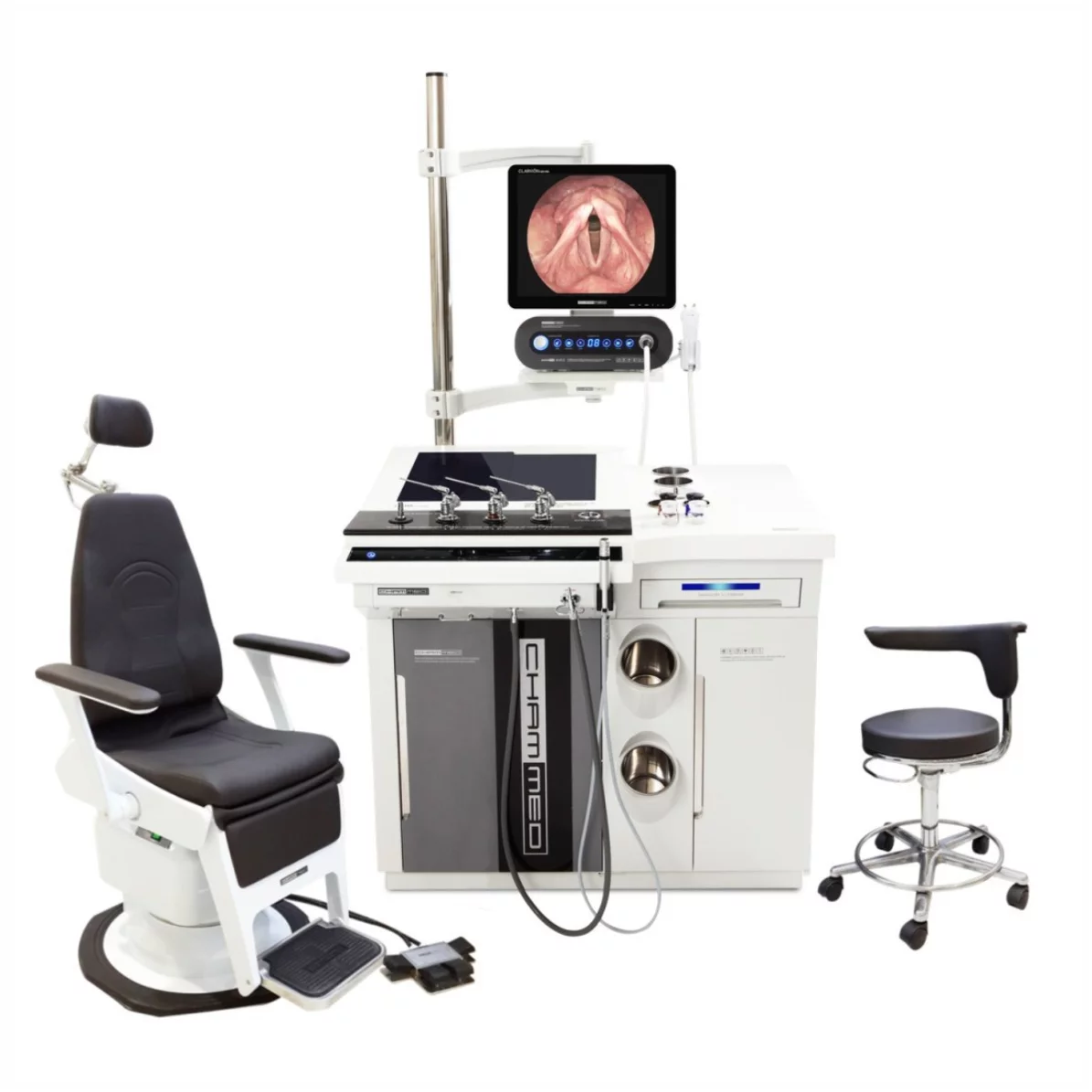 Фото Лор-комбайн CU 3000 (Chammed Co,.LTD, Южная Корея) с ультрафиолетовой камерой Изображение Лор-комбайн CU 3000 (Chammed Co,.LTD, Южная Корея) с ультрафиолетовой камерой